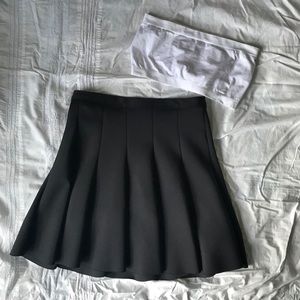 Black Abercrombie high waisted mini skirt